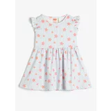 Koton Patterned Ecru Baby Standard Dress 3smg80027ak