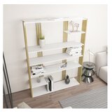 Hanah home polica za knjige jenny white gold