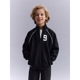 Reserved Zip dukserica s viskozom - crno | shoptok.hr