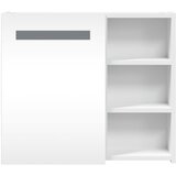 Kupaonski ormarić s ogledalom i LED svjetlom bijeli 60x13x52 cm | shoptok.hr