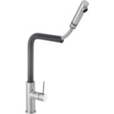 Sink Solution izvlečna enoročna kuhinjska armatura NATI - krom/siva (7060059) Cene
