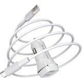  Autopunjač za telefon s C kablom Borofone BZ2 bijeli | Eponuda.ba