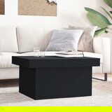vidaXL Klubska mizica črna 100x55x40 cm inženirski les Cene
