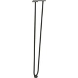 vidaXL noge za mizo za lase 4 kosi antracit 72 cm trdno jeklo | Shoptok.si