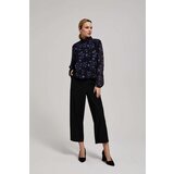 Marisse Black Floral Pattern Shirt | Shoptok.si