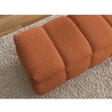 Bobochic Paris Oranžna klop iz tkanine bouclé – | Shoptok.si