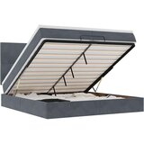 vidaXL Okvir kreveta s madracima tamnosivi 200x200cm baršunasti | shoptok.hr