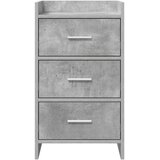  Noćni ormarići Betonska siva 40 x 36 x 70 cm Konstruirano drvo | Shoptok.si
