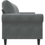  Trosjed tamnosivi 180 cm baršunasti | shoptok.hr