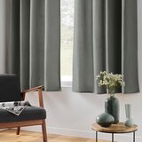 Douceur d int&amp;eacute;rieur Siva termo izolacijska/sa zvučnom izolacijom zavjesa od mikrovlakana 135x180 cm Micropolar &amp;ndash; Slike