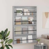  Polica za časopise s policom 2 pcs Siva Sonoma 100 x 12 x 70 cm | shoptok.hr