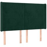  box spring s madracem LED tamnozeleni 140x190 cm baršun | shoptok.hr