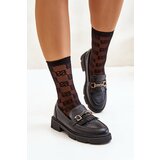 Kesi Women's moccasins with decoration eco leather black tialorae Cene