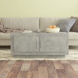  Stolić za kavu boja betona 102 x 50 x 45 cm konstruirano drvo | shoptok.hr