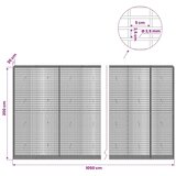  Gabion s žicom debljine 3 5 mm i mrežom 5x2 5 cm 1050x30x200 cm - 30 cm 200 cm 1050 cm | shoptok.hr