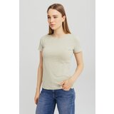 Legendww zenska pamucna majica svetlo zelene boje sa kratkim rukavima -basic model | ePonuda.com