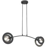  Visilica na sajli EUFORIA 2xE27/15W/230V crna | Eponuda.com