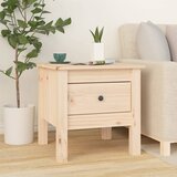 Furnova Stranska mizica 40x40x39 cm trdna borovina, (21913082) Cene