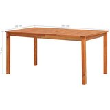  5-dijelni vrtni blagovaonski set s jastucima bagremovo drvo | shoptok.hr