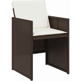  Vrtni set za objed 9 kom. Smeđa poliratan | shoptok.hr