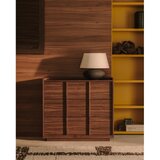 Kave Home Rjava komoda v orehovem dekorju 100x78x50 cm Onix – | Shoptok.si