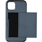 AVIZAR Ovitek iz dveh materialov za iPhone 13 Mini, odporen proti udarcem z drsnim držalom za kartice - moder, (20632416) Cene