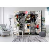  Paravan u 5 dijelova - Room divider – World map – Banksy 225x172 | shoptok.hr