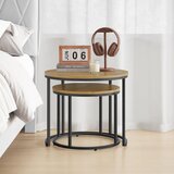  Set okruglih stolića - hrast / crne noge | shoptok.hr