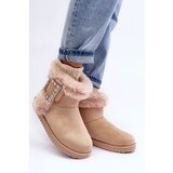 Boto Women's Insulated Buckle Boots Dulca Beige | ePonuda.com