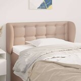  Uzglavlje s ušima boja cappuccina 103x23x78/88 cm umjetna koža | shoptok.hr