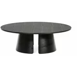 Teulat Črna mizica za kavo Cep, ø 110 cm