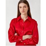 Koton Satin Shirt Long Sleeve Buttoned | shoptok.hr