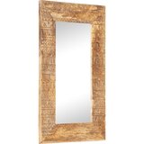  Ručno izrezbareno ogledalo 80 x 50 x 2,5 cm masivno drvo manga | shoptok.hr