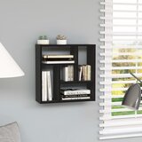  Polica crna 45,1 x 16 x 45,1 cm od konstruiranog drva | shoptok.hr