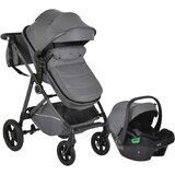 Moni Lara dječja kolica 3u1, siva | shoptok.hr