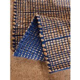 MADE Modra ročno tkana preproga iz me&amp;scaron;anice jute 200x290 cm Hurley &amp;ndash; Slike