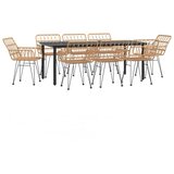  9-dijelni vrtni blagovaonski set od poliratana | Eponuda.com
