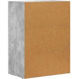  Strani šal Betonsko siva 59 x 35 x 80.5 cm Konstruiran les, (5000108593) | Shoptok.si