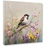 Styler Tiskana slika na platnu 32x32 cm Sparrow – | Shoptok.si