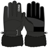  RUKAVICE COLMAR ŽENSKE TECHNO FUR 1VC black-dark steel | Eponuda.com