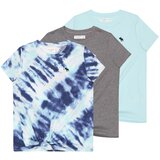 Abercrombie & Fitch Majica modra / mornarska / temno siva / črna | Shoptok.si