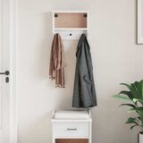  Zidna vješalica za kapute SANDNES 45x12x35 cm puno drvo bor | shoptok.hr