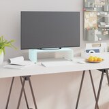 The Living Store Stojalo za TV / ekran stekleno zeleno 40x25x11 cm - TV Stojalo, (21493917) Cene