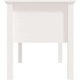  Klubska mizica bela 102x49x55 trdna borovina, (20602449) | Shoptok.si