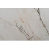Ixia Raztegljiva jedilna miza z dodatno ploščo z mizno ploščo v marmornem dekorju 90x180 cm Rocía – | Shoptok.si