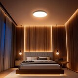 Aigostar LED RGBW prigušiva stropna svetiljka LED/36W/230V 3000-6500K bela + daljinski upravljač | Eponuda.com