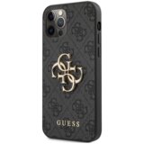  PU 4G Metal Logo Zadní Kryt pro iPhone 12/12 Pro Grey Ovitek za telefon Vijolična Cene