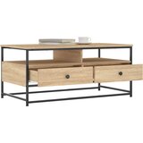  Stolić za kavu boja hrasta 100 x 51 x 45 cm konstruirano drvo | shoptok.hr