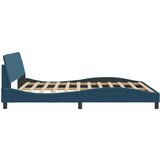  Okvir za krevet s uzglavljem Dover plavi 180x200 cm baršunasti | shoptok.hr