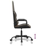  Igraća stolica crno-zlatna od umjetne kože Crvena | shoptok.hr